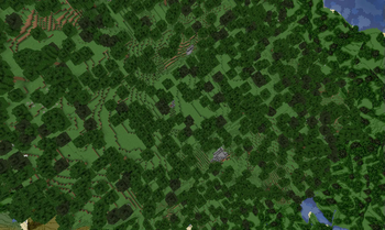 Bluemap Resourcepack Non Transparent Tree Leaves