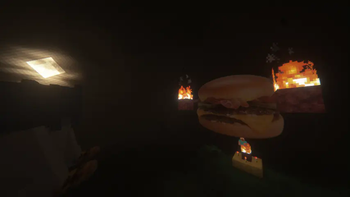 Burger totem
