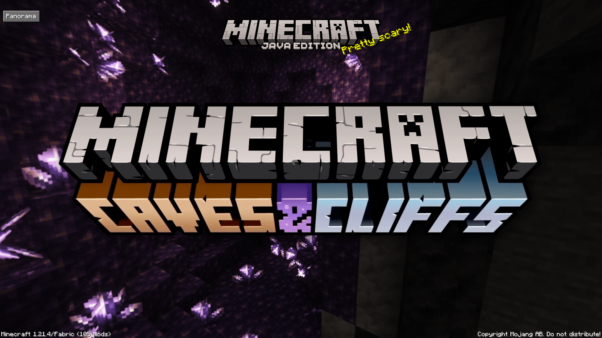 Caves & Cliffs Panorama with Shaders