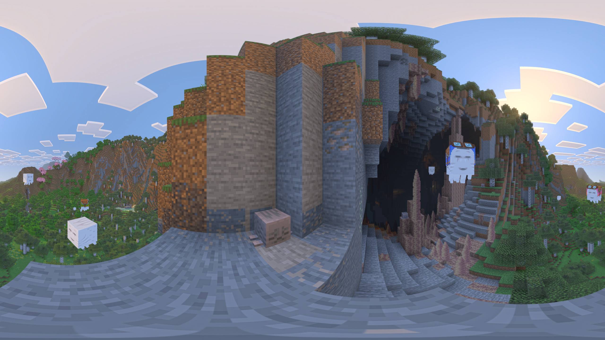 Vibrant Visuals panorama for Java - Chase the Skies