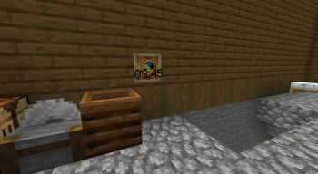 Clock in the frame