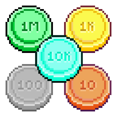 Coin Values (ParkerMc's Coins)