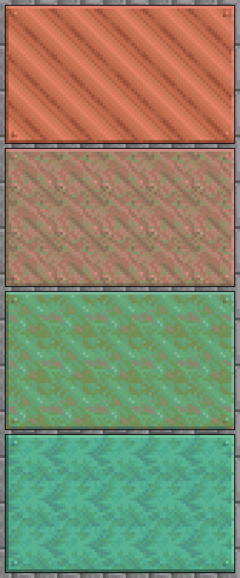 Connected Copper Blocks