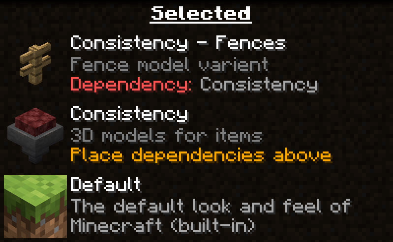 Consistency - Fences