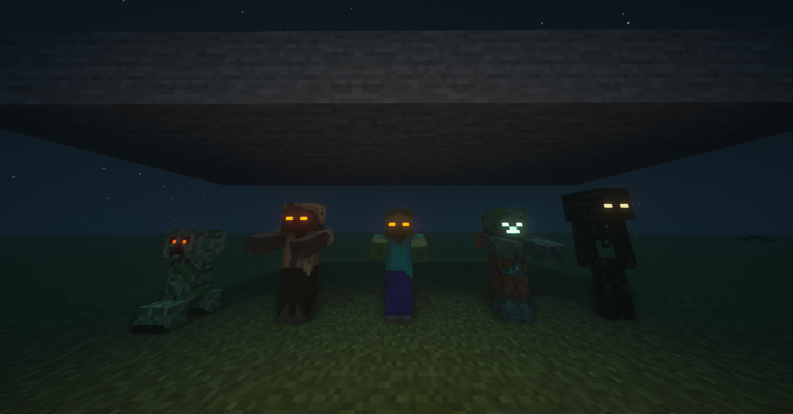 Mob Glowing Eyes
