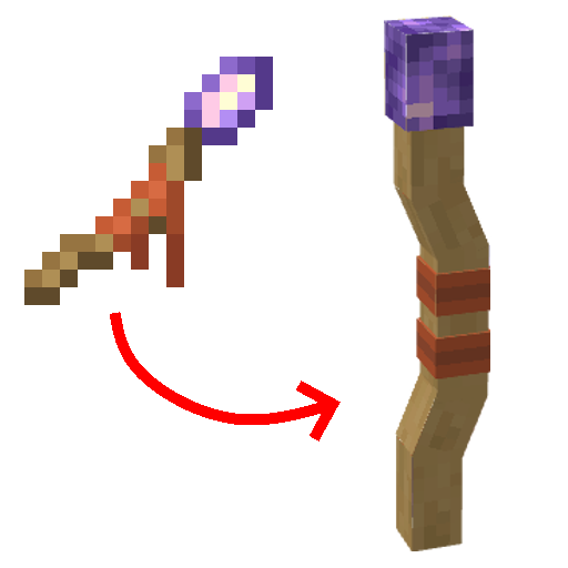 Custom 3D Staves for Hex Casting