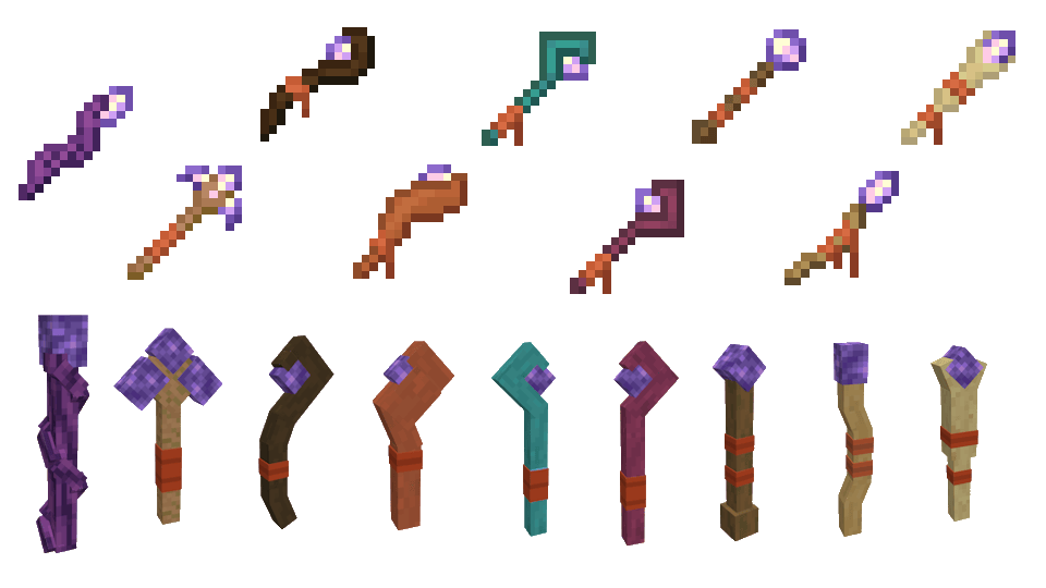 Custom 3D Staves for Hex Casting