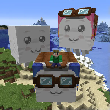 Cuter Happy Ghasts :3