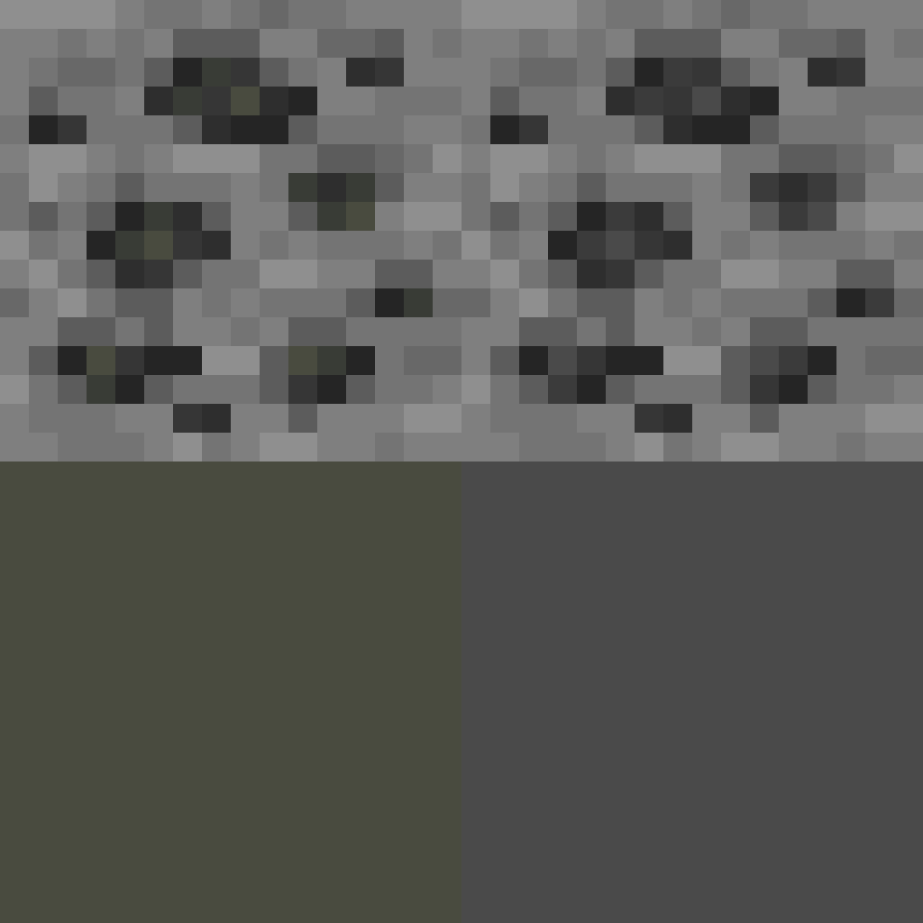 Desaturated Coal Ore