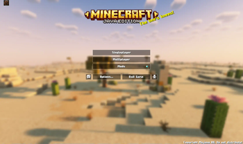 Desert Panorama + Shaders