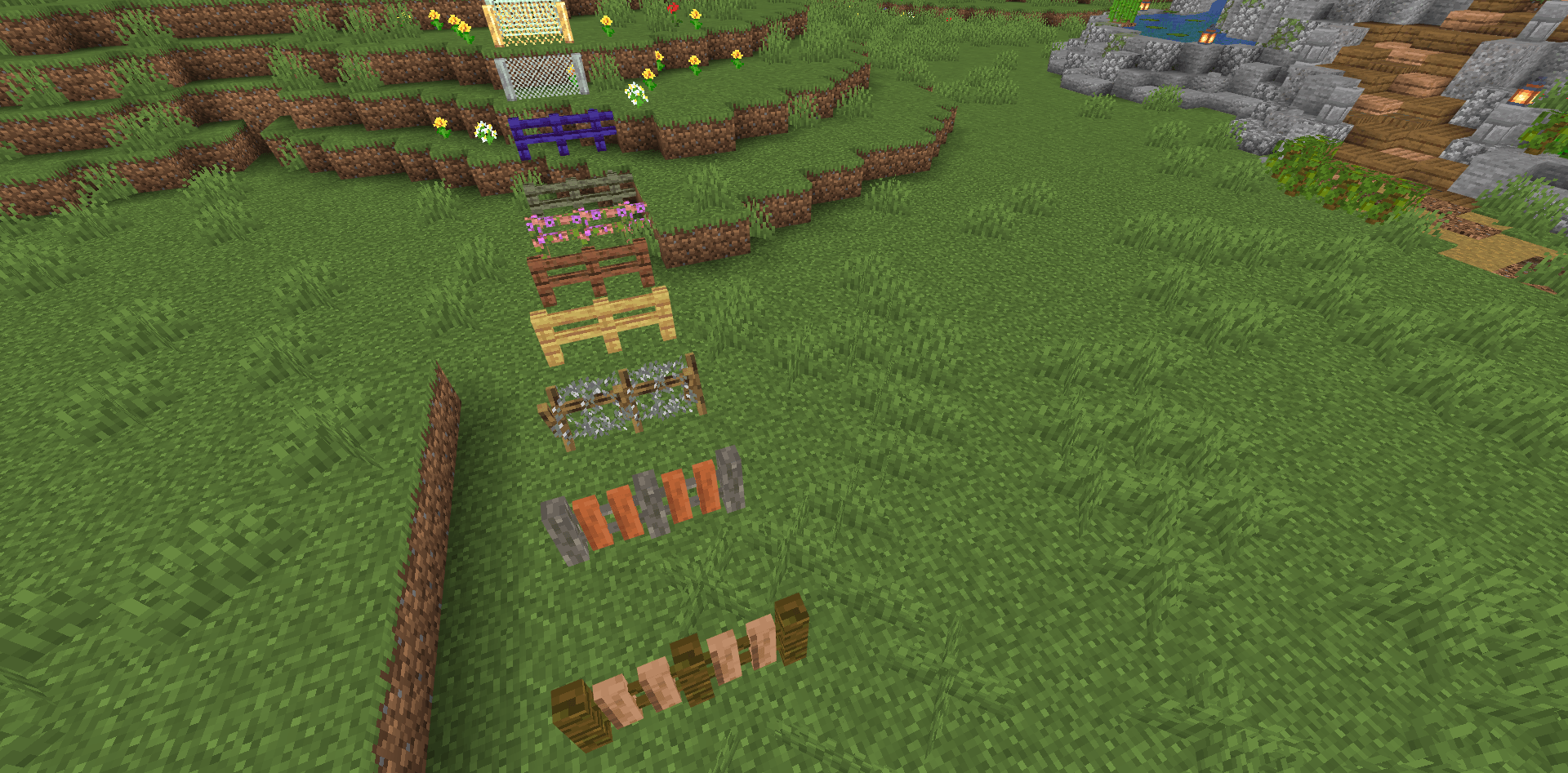 Diagonal Fences BlueMap Pack