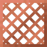 Diagonal Perfect Copper Grates