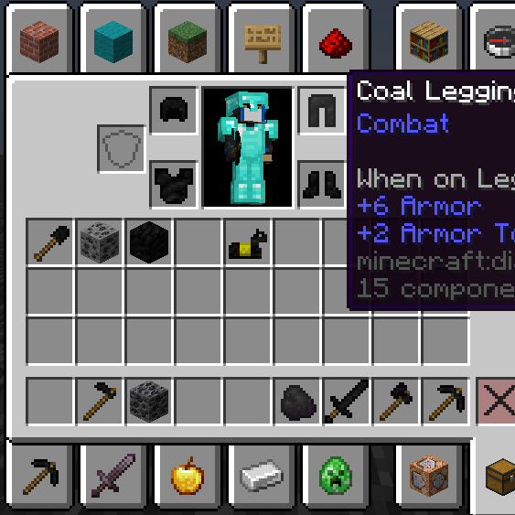 Diamonds and coal are switched