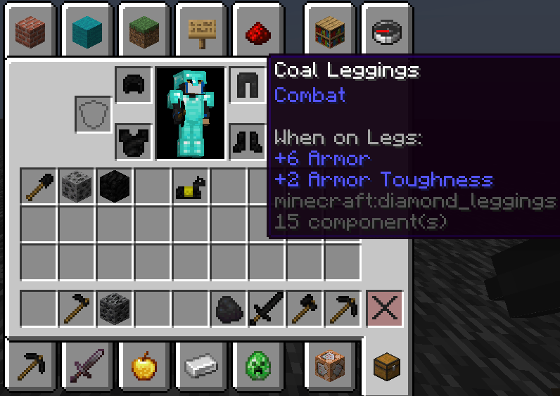 Diamonds and coal are switched