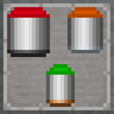 Different Size Galacticraft O2 Tanks