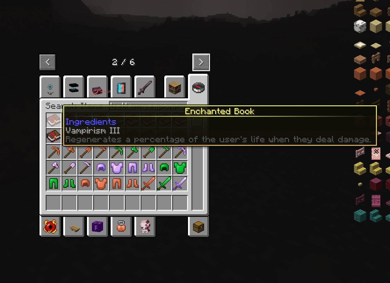 Enchantment Descriptions - Better Weaponry