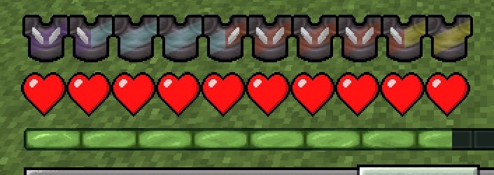 Faithful 64x Detail Armor Bar Reconstructed