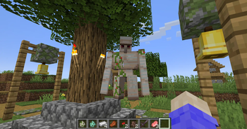 Fresh Animations Red Flowers Iron Golem