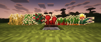 Grown crops indicator