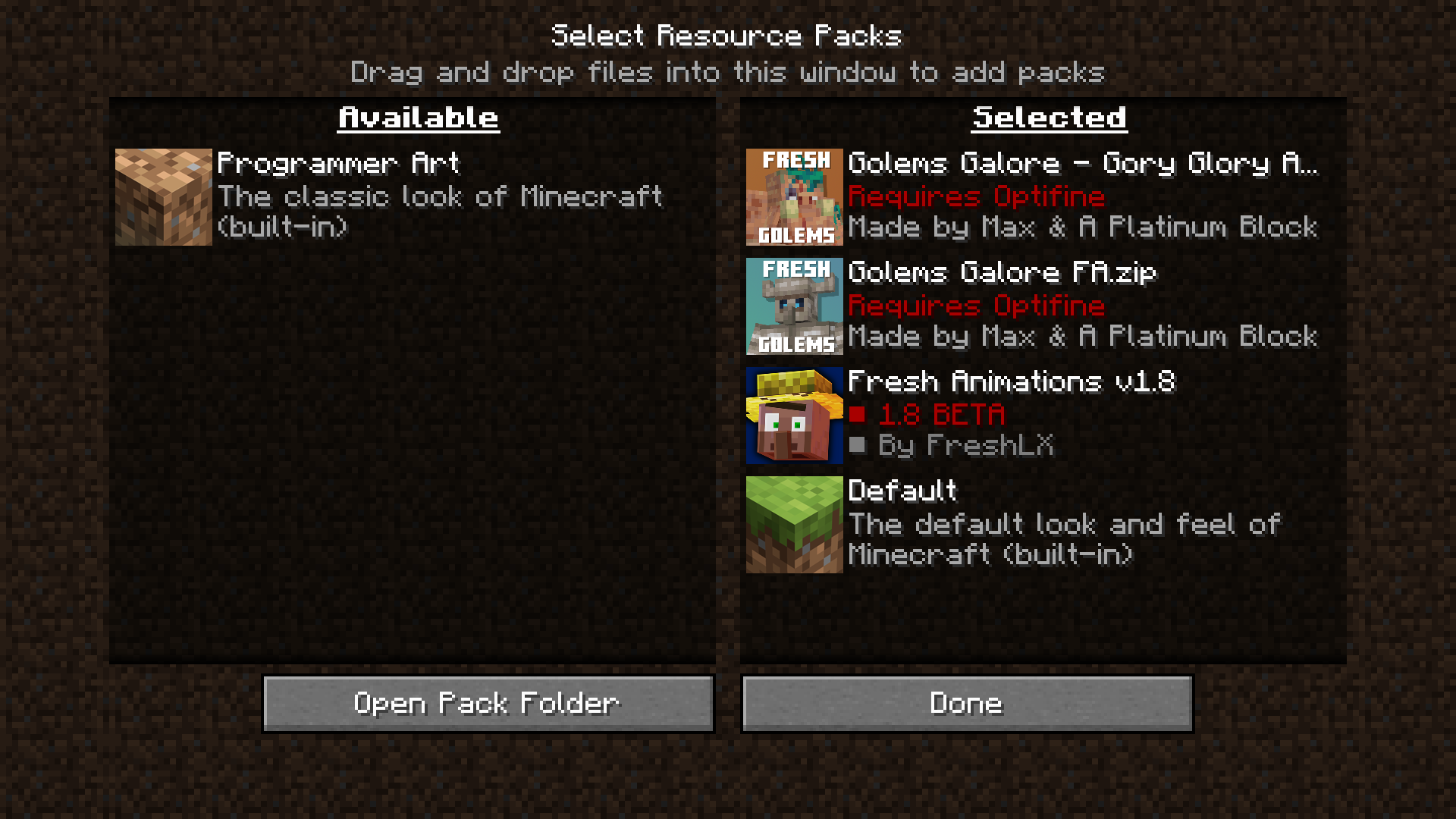 Golems Galore x Fresh Animations