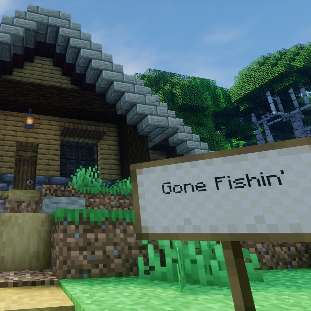 Скачать Gone Fishin' Loading Screen — Minecraft Ресурспаки — MetaMods