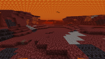 Gravel into netherack