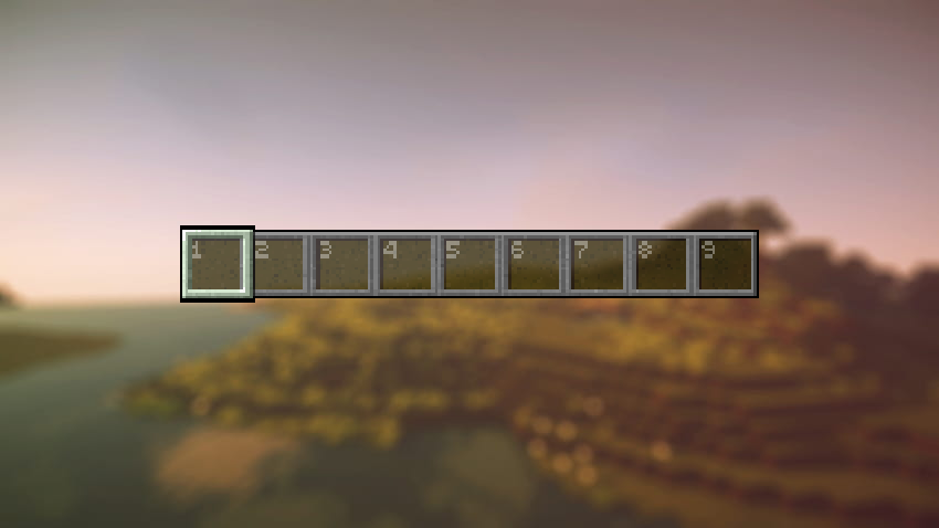Hotbar Numbers