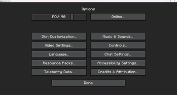 Ore UI, as Unintended