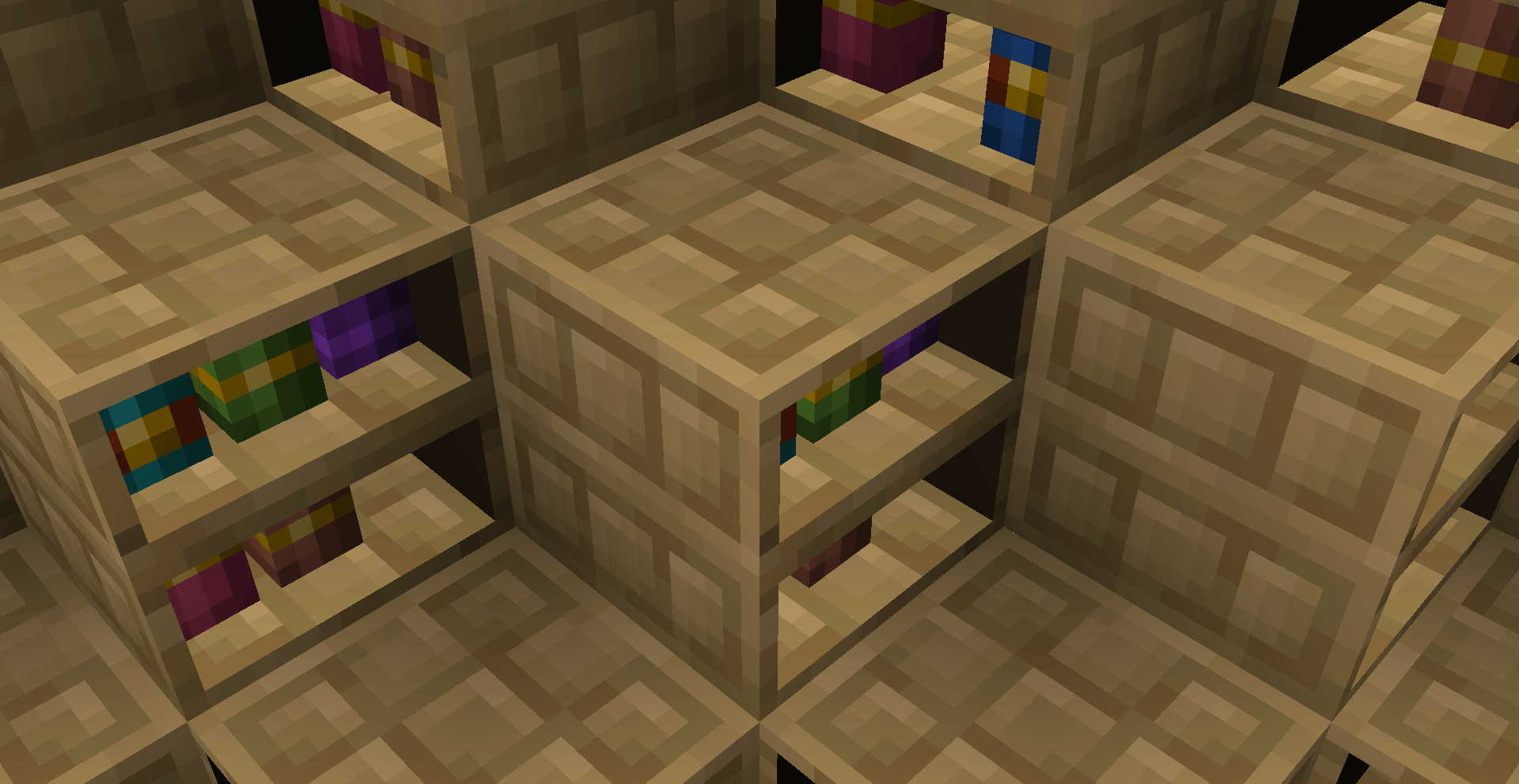 kruemeliges 3D Chiseled Bookshelves