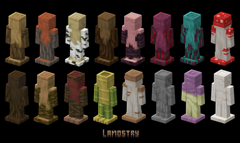 Lanostry's armor stands
