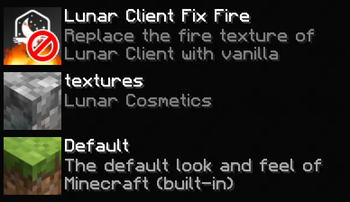 Lunar Client Fire Fix