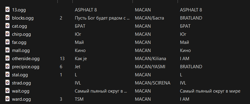MACAN Music Discs