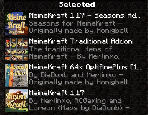 MeineKraft Seasons Addon