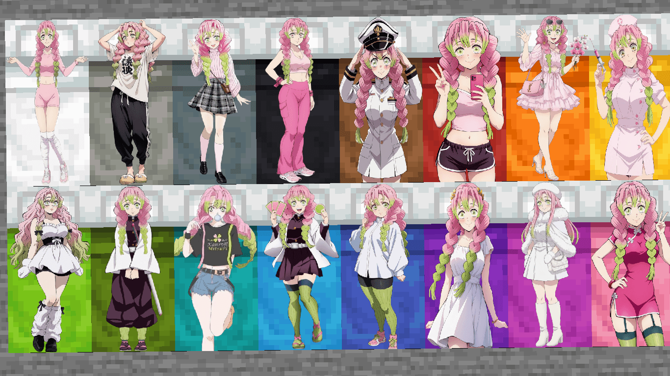 mitsuri kanroji waifu Beds