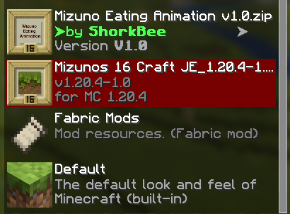 Mizuno Eating Animation
