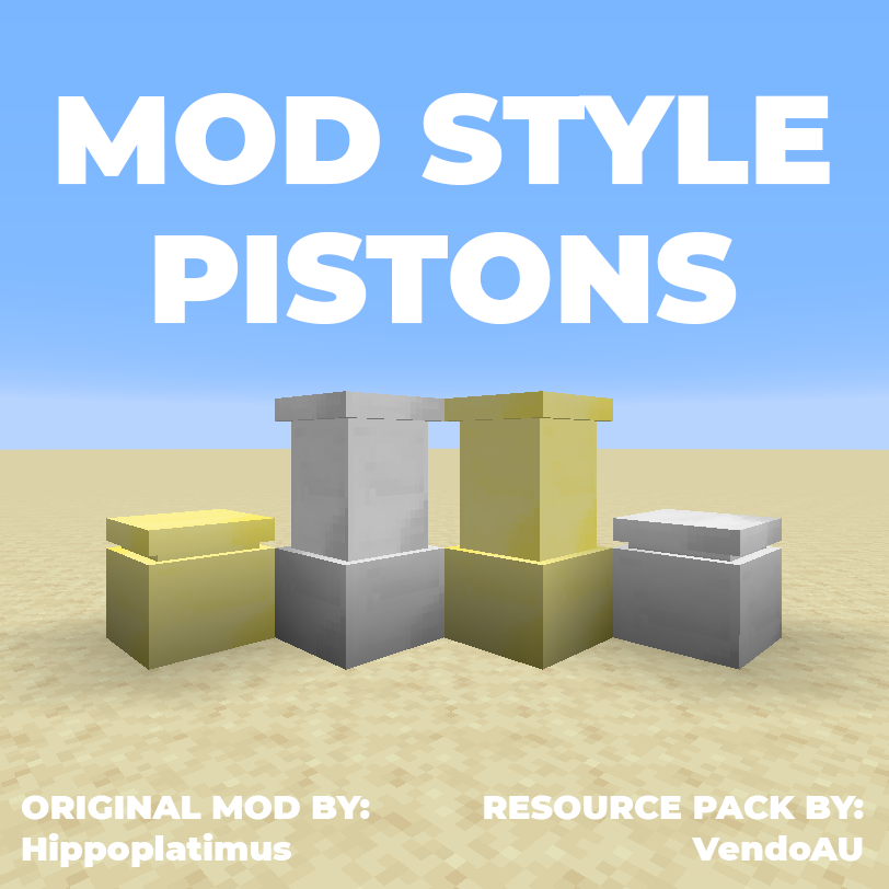 Reviews Mod Style Pistons — Minecraft Resourcepacks — MetaMods