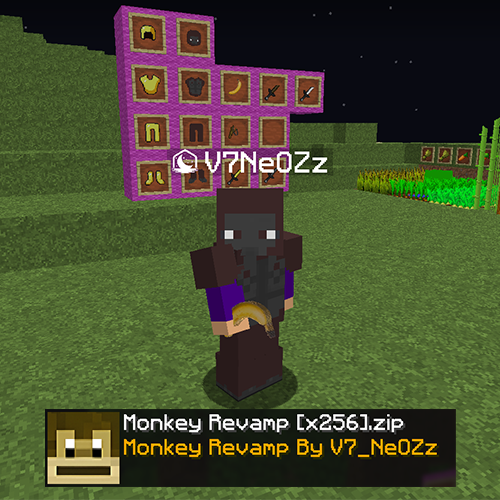 Скачать Monkey Revamp [x256] — Minecraft Ресурспаки — MetaMods