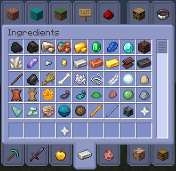 Nebula GUI and Hotbar