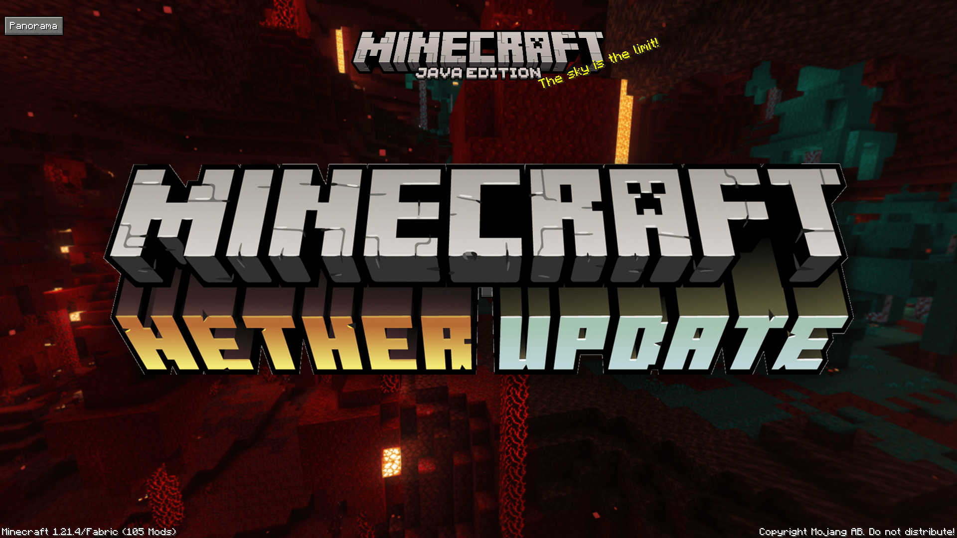 Nether Update Panorama with Shaders