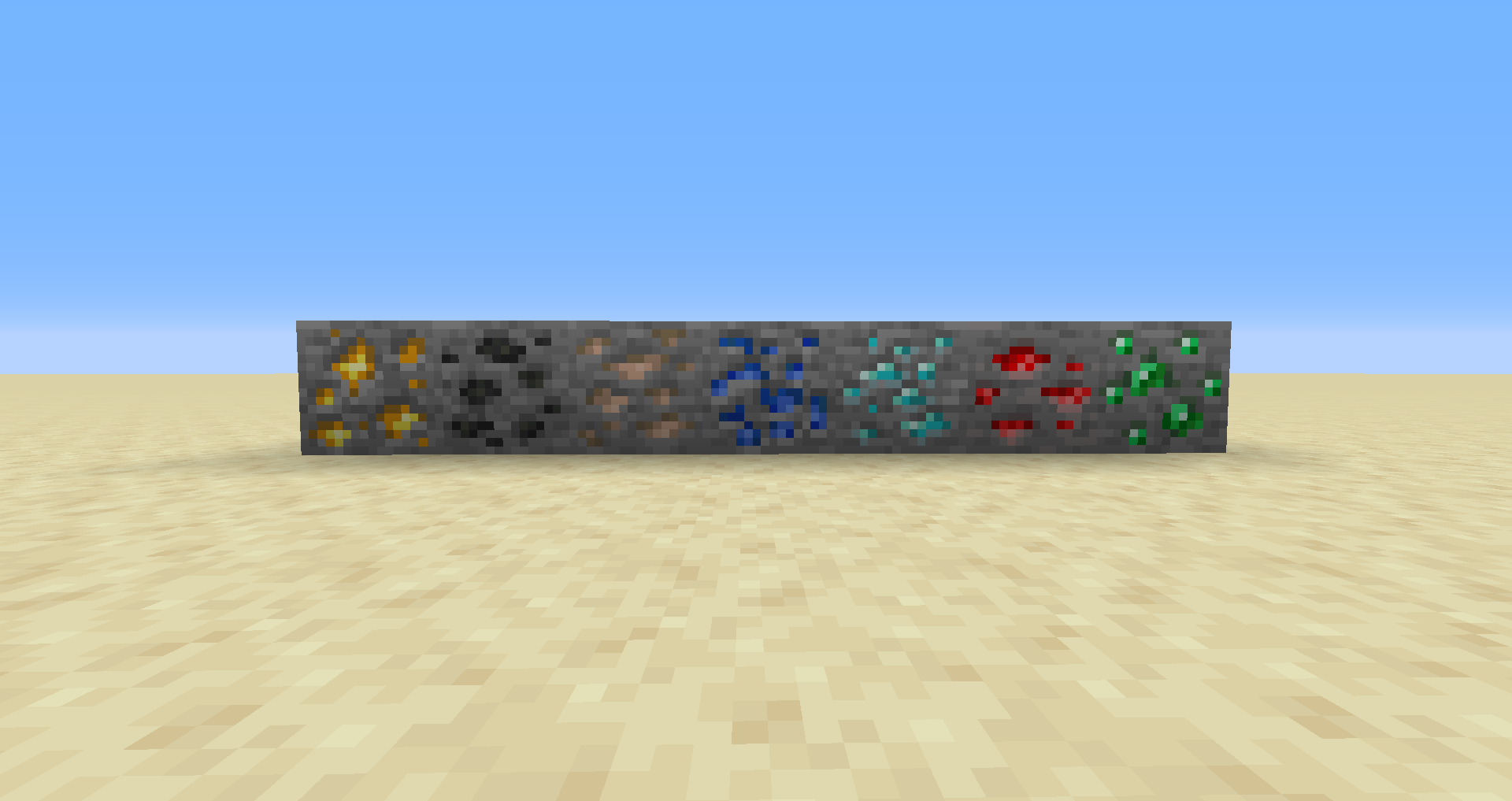 Caves and Cliffs Ores