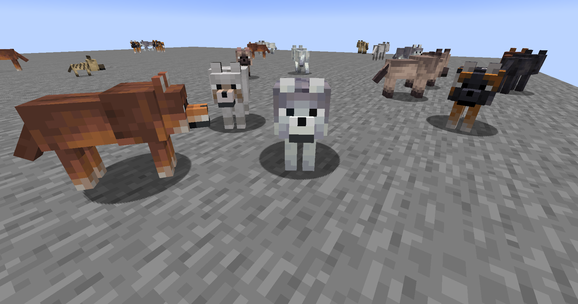 new wolf variants / nuevas variantes de lobos