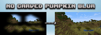 No carved pumpkin blur