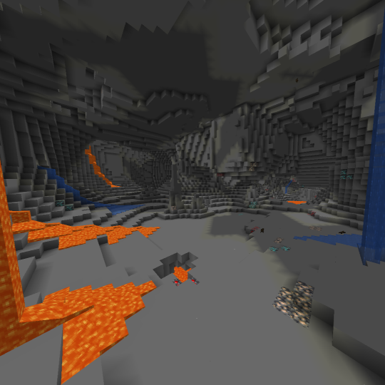 Ores Cave Mining Setup