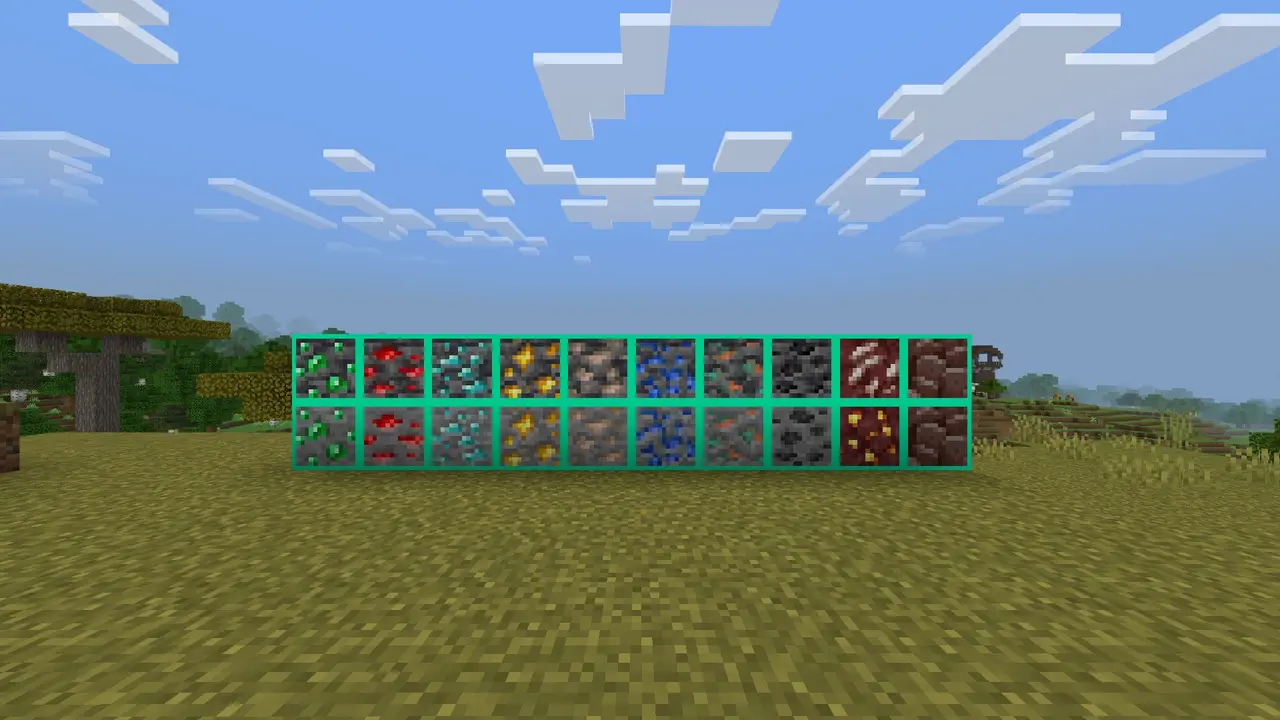 Outlined Ores - Java Edition