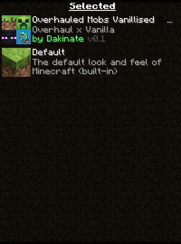 Overhauled Mobs Refreshed
