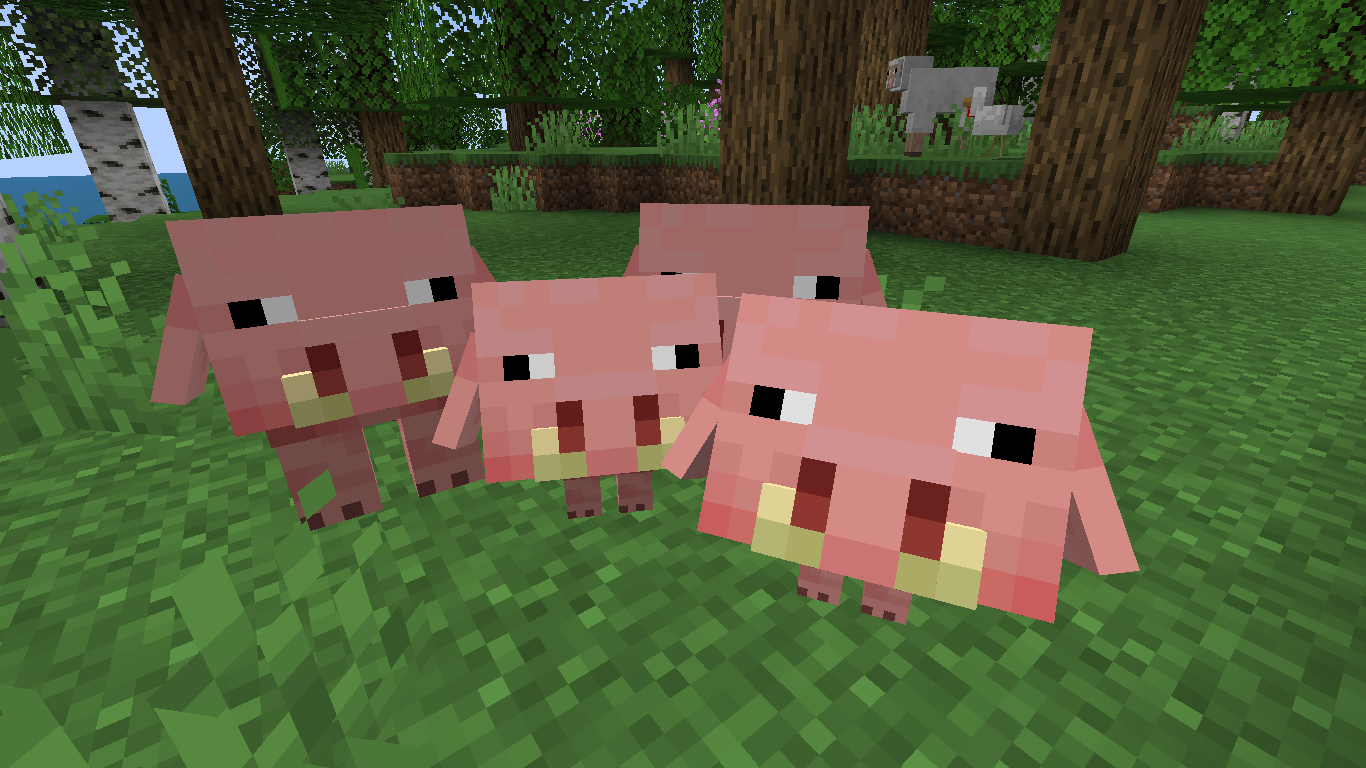 Галерея Piglin-Headed Pigs — Minecraft Ресурспаки — MetaMods
