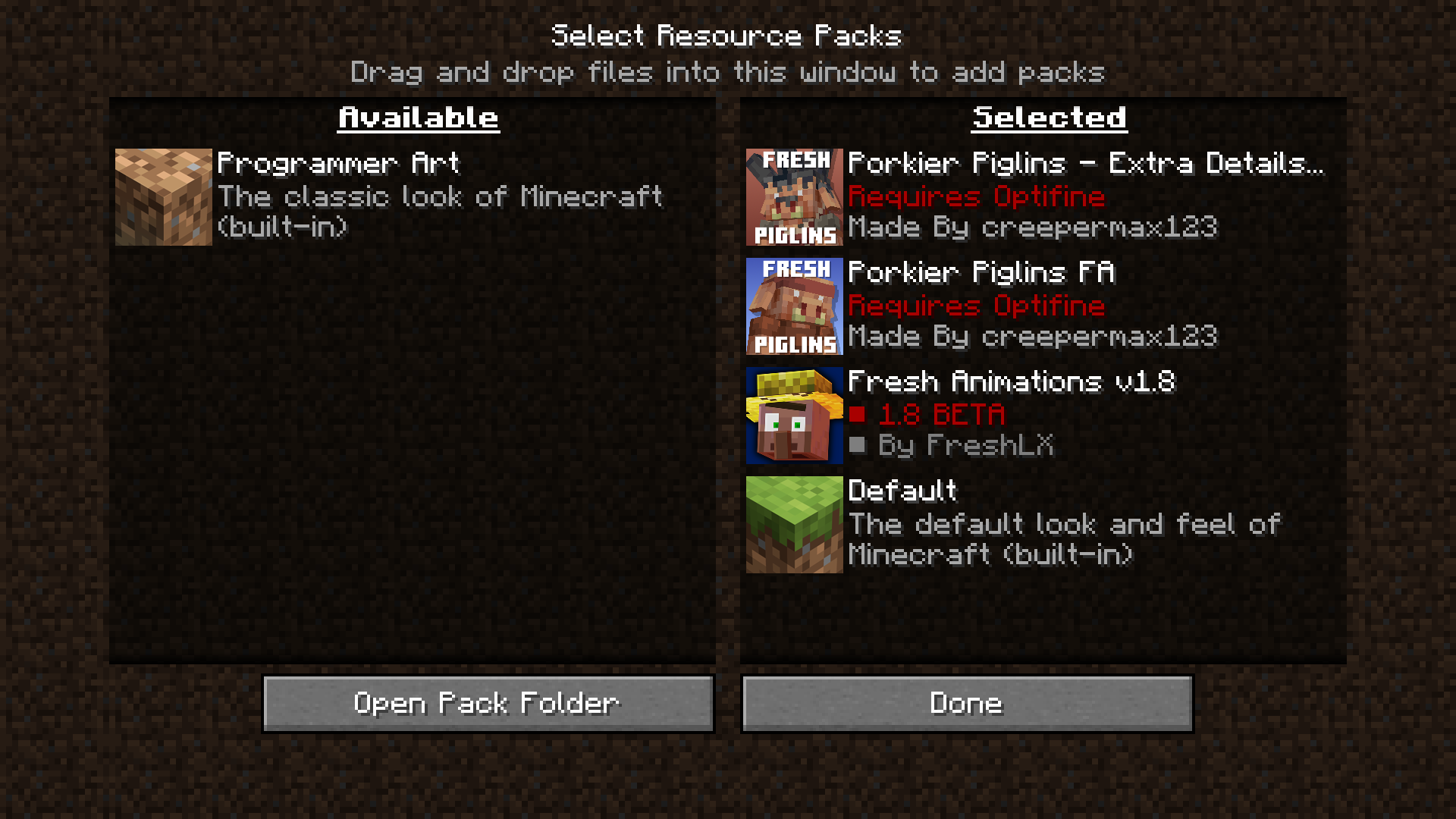 Porkier Piglins x Fresh Animations