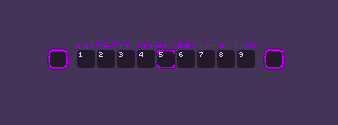 A7MD's Purple Hotbar