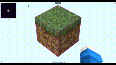 Rainbow Block Selection Outline