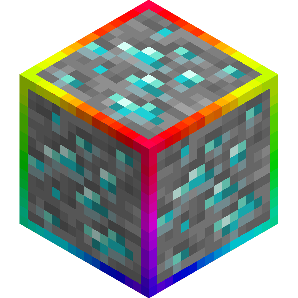 Rainbow Diamond Ores & Ancient Debris (Animated)
